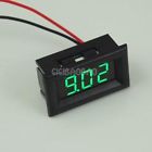 Индикатор напряжения зелёный (Mini DC 2.5V To 30V Voltage Meter LED 3-Digital Panel Display Vo