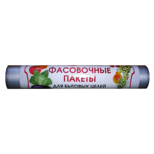 Пакет фасовочный ПНД 24х37см 100шт./уп.д/бытовых целей, 136388