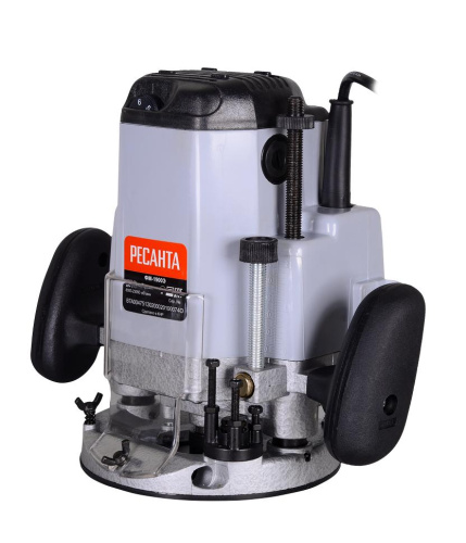 Фрезерная машина ФМ-1900Э РЕСАНТА (ПОЛУПРОФЕССИОНАЛЬНАЯ), цанги в комплекте, 75/13/2