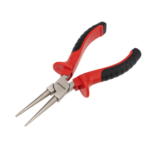 Круглогубцы REXANT 160 мм никелированные, двухкомпонентные рукоятки