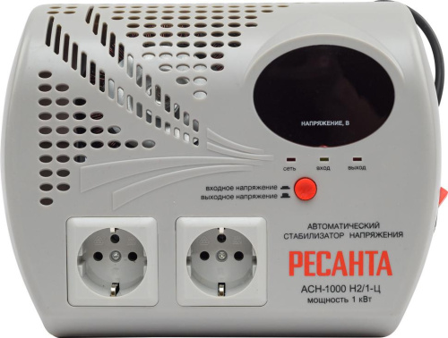 Стабилизатор напряжения РЕСАНТА АСН-1000Н2/1-Ц, 63/6/13