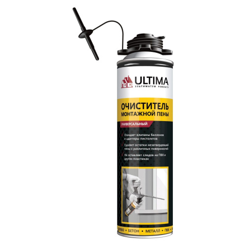 Очиститель монтажной пены Ultima, 500 ml, Россия, UCMFC05005