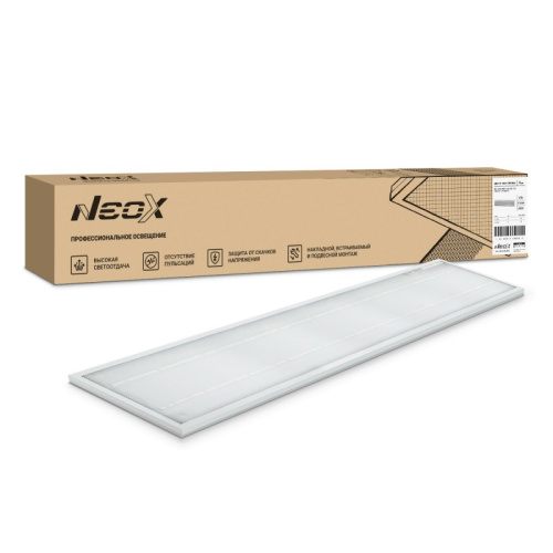 Панель светодиодная универсальная ДВО-01 4565-ПРИЗМА 45Вт 6500К 180х1195х19мм NEOX