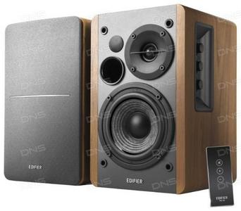 Колонки 2.0 Edifier R1280T 42Вт [2х21Вт, 75-18000Гц,материал дерево, КНИ 0,05%, Пульт ДУ]