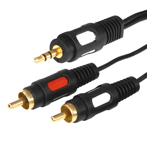 Шнур 3.5 Stereo Plug - 2RCA Plug   1.5М (GOLD)  REXANT