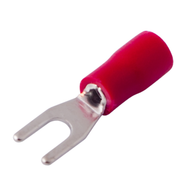 НАКОНЕЧНИК ВИЛОЧНЫЙ изолированный (НВИ - 3.2мм)  0.5-1.5мм²  (SV1.25-3, VS1.25-3)  REXANT