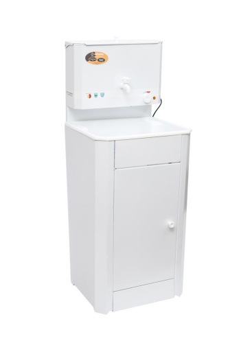 Умывальник дачный КОМФОРТ, с подогревом, пластиковая мойка, цвет белый , шт, 74/4/9