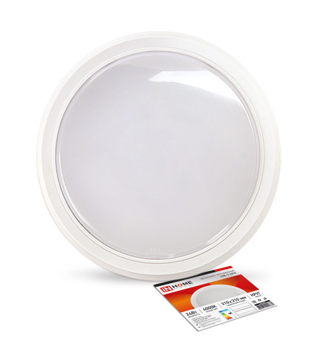 Светильник светодиодный СПБ-2-КРУГ 24Вт 230В 4000К 1700лм 310мм белый IN HOME