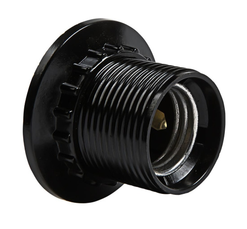 Патрон Е27 Н12РП-01 Е27 карболитовый с прижимным кольцом IN HOME