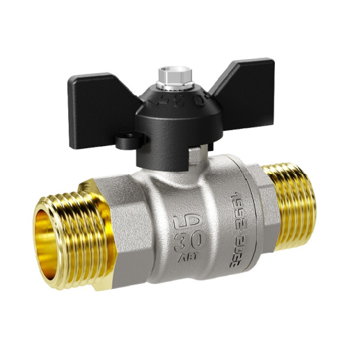 Кран шаровый PN40, 1/2" Н/Н, бабочка, тов-102775