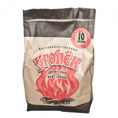 Уголь древесный берёзовый "УГОЛЁК" 10литров