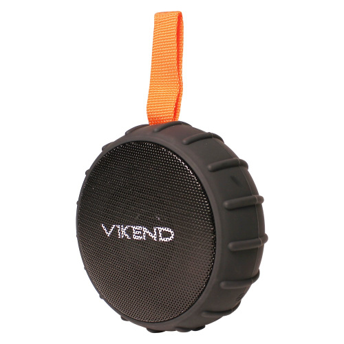 Колонка VIKEND Truck B, 5Вт, 1200мАч, IPX6, hands free, сопряжение, AUX, USB, TF, чёрный цвет