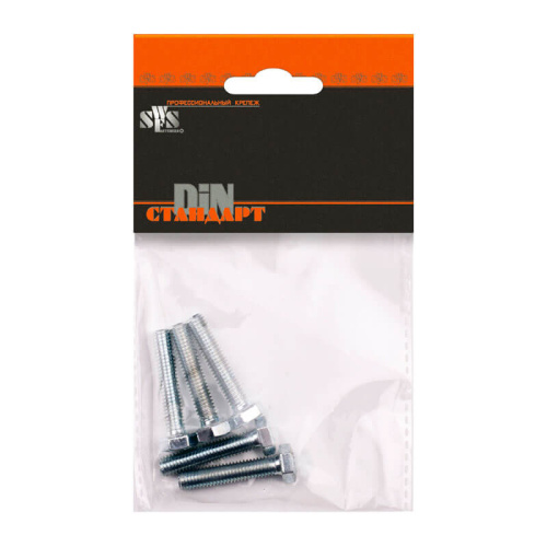 Болты DIN933 М8x50 (3 шт) пакетик, тов-092413