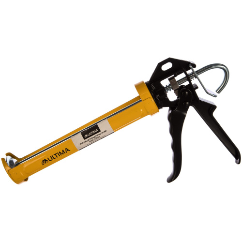 Пистолет для герметиков и клея 310 мл УСИЛЕННЫЙ ULTIMA, полуцилиндрический  (1к - 24 шт.), ULTMG13001