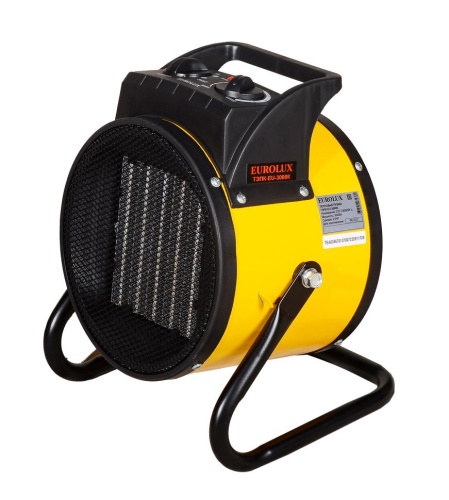 Тепловая электрическая пушка ТЭПК-EU-3000К (керам.нагревательный элемент,круглая) Eurolux, 67/1/37
