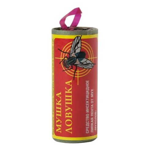 Лента липкая от ух "Мушка ловушка" /1000/