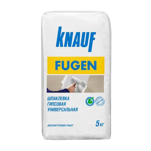 Шпаклевка гипсовая Knauf Fugen, универсальная, 5 кг, тов-114056