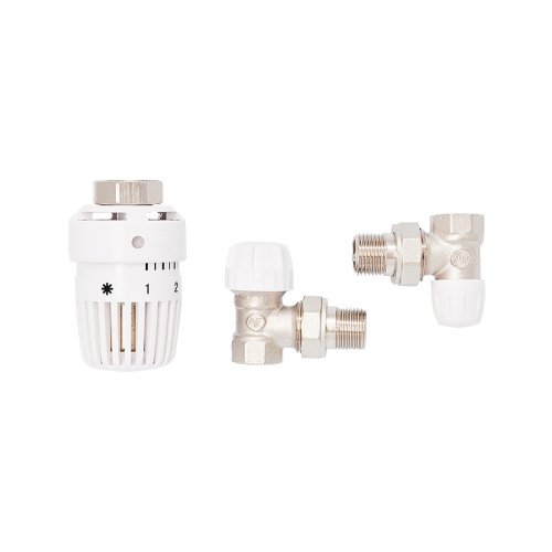 Комплект термостатический для радиатора 1/2" угловой (в блистере), тов-120819