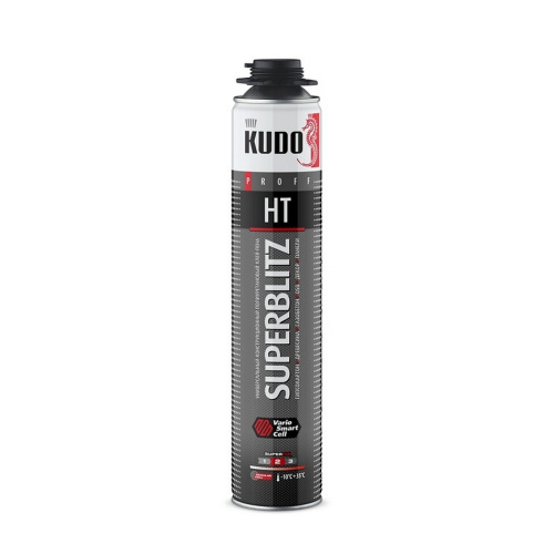 Клей-пена универсальный констр. Kudo Superblitz HT проф., всесезонный (1 л), тов-214845
