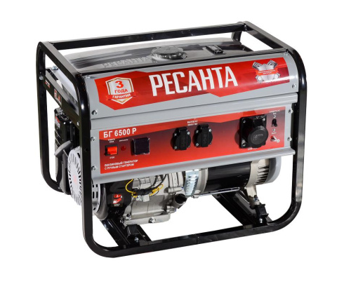 Электрогенератор БГ 6500 Р Ресанта, 5500Вт, 64/1/45