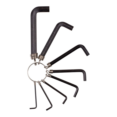 Набор инбусовых ключей на кольце Biber 90501 2-10 мм 8 шт., тов-085694