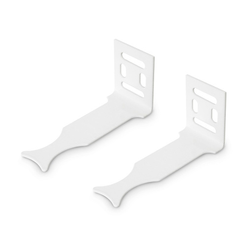Кронштейн для радиатора угловой универсальный белый (уп.2шт), тов-060039