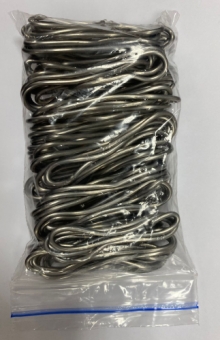 Припой ПОС-61 (25) -15г 1,5мм БЕЗ КАНИФОЛИ, ГОСТ 21931-76