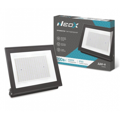 Прожектор светодиодный ДДО-8 200Вт 230В 6500К 21000Лм 105лм/Вт IP65 NEOX