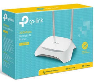 Wi-Fi роутер TP-LINK TL-WR840N [4x100 Мбит/сек, 802.11 2.4 ГГц, Wi-Fi 300 Мбит/с, IPv6]