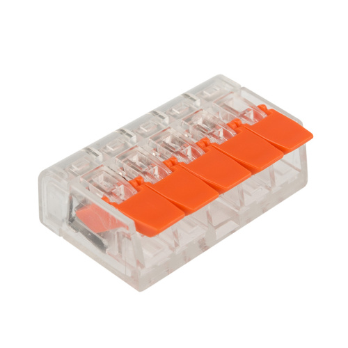 Универсальная компактная клемма, 5-проводная до 4,0 мм² (40 шт. /уп. ) REXANT