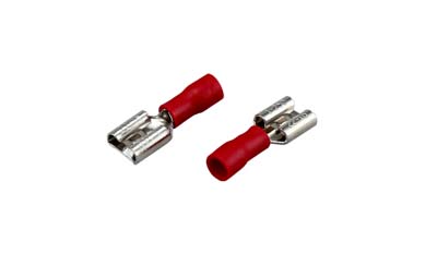 КЛЕММА ПЛОСКАЯ изолированная (гнездо) 0.5-1.5мм² ( VF 1.25- 250 )  REXANT