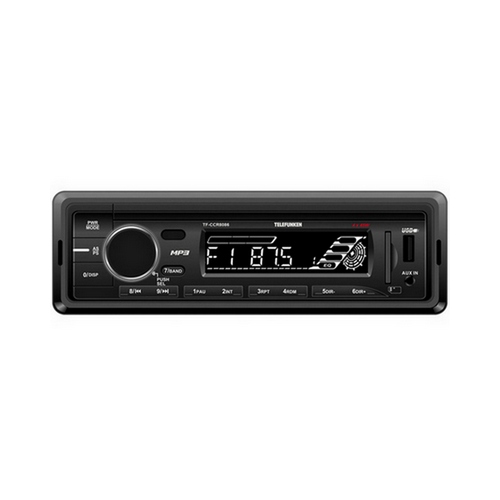 Автомагнитола TELEFUNKEN TF-CCR8086 черный\W(1din/4х45Вт/радио/USB/TF)