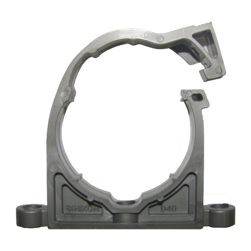 Хомут пластиковый с верхней защелкой для канализационных труб d=40 мм, тов-112355