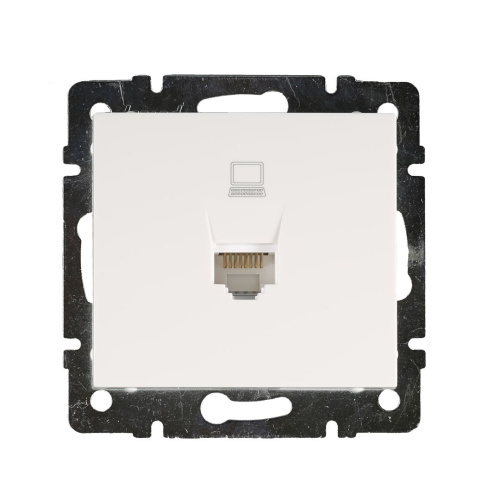 703-0288-139 RAIN Компьютерная розетка LEZARD белая