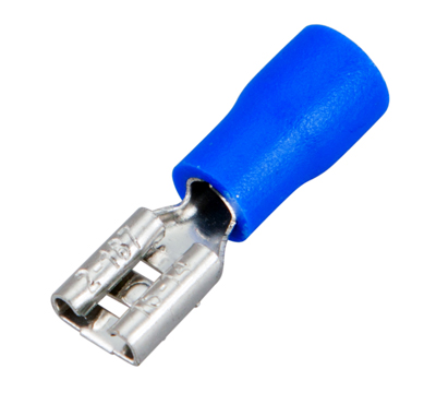 КЛЕММА ПЛОСКАЯ изолированная (КПИ гнездо - 5.6мм) ( VF 2-187(8) )  REXANT