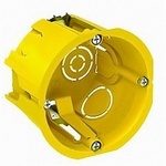 Коробка уст. скр.пр. D68х45 (г/к) красная 40022-R PLEXUP, 736616