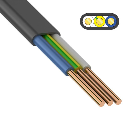 Кабель ВВГ-Пнг(А)-LS 3х1,5  ГОСТ НКЗ, 149084