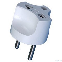 Переходник Велконт(120) Россия (вилка круглая) 6А 220