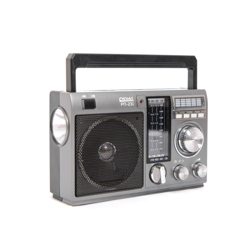 Радиоприемник "Сигнал РП-231", УКВ 64-108МГц, бат. 4*R20, 220V, USB/SD/AUX, светод.фон., 17841