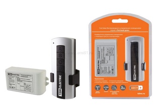 Комплект для беспроводного управления освещением ПУ1-МK-3 (3 канала) "Уютный дом" TDM SQ1508-0103