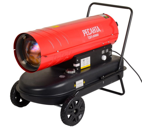 Тепловая дизельная пушка "РЕСАНТА" ТДП-30000 (735 м3/час, 30кВт, расход 3,92л/час), 67/1/10