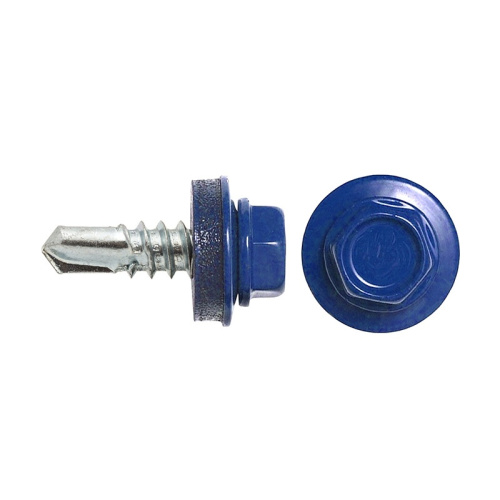 Саморез кровельный RAL-5002 ZP 4,8х51 (200 шт), тов-213509 (ультрамариново-синий)