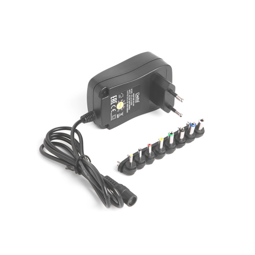 Блок питания 3-12V 1500mA имп. [ETL-3121500], съем. штекеры, полярность +, Delta+, цв. коробка