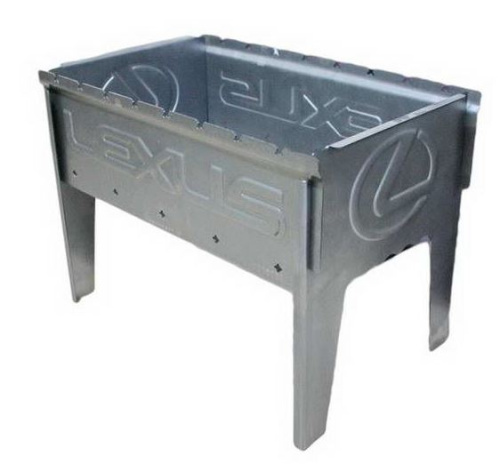 Мангал разборный лог "LEXUS" S=1,5 мм (5 кг)