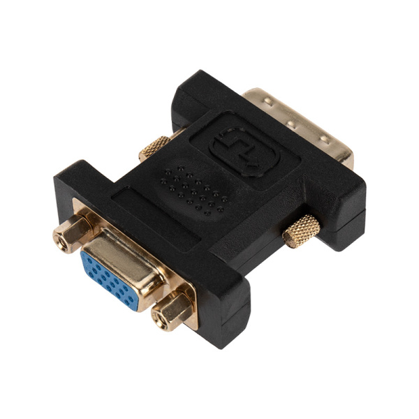 Переходник штекер DVI-I - гнездо VGA  REXANT