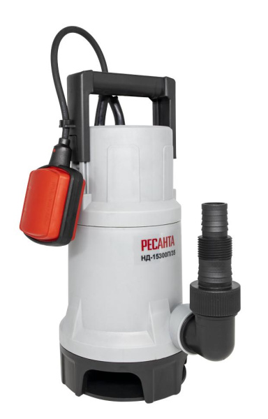 Дренажный насос НД-15300П/35 750Вт Ресанта, грязная вода, 77/2/7
