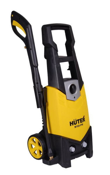 Мойка высокого давления "HUTER" M165-PW, 1900Вт, 165 бар, (ФОРСУНКИ) возможность забора воды из бочки, 70/8/7
