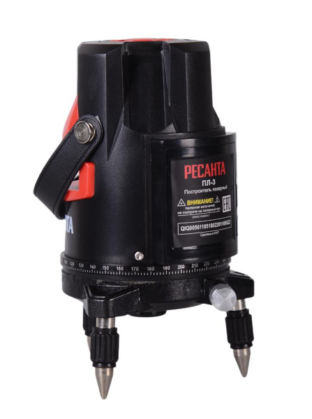 Построитель лазерный ПЛ-3 (ЛУ-3П) РЕСАНТА, (погрешность ±1 мм / 5 м), 61/10/518