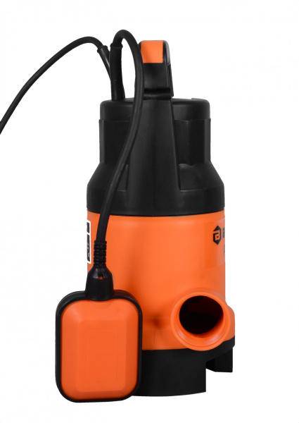 Дренажный насос "ВИХРЬ" ДН-750, 750Вт, макс. высота подъёма 8 метров, 15,3 м3/час (чистая и грязная вода), 68/2/2