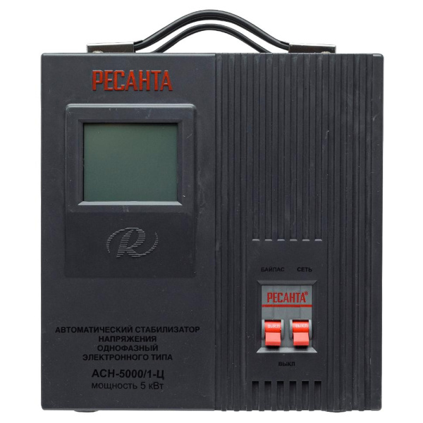 Стабилизатор напряжения "РЕСАНТА" АСН- 5000/1-Ц Вход 140-260В (5000Вт)